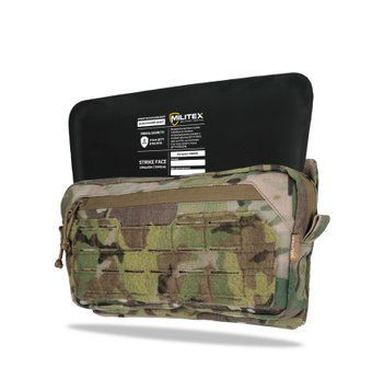 Комплект подсумок под защиту живота Cordura original USA+ с баллистической защитой 2 класса Мультикам (M) 17042-2-К фото